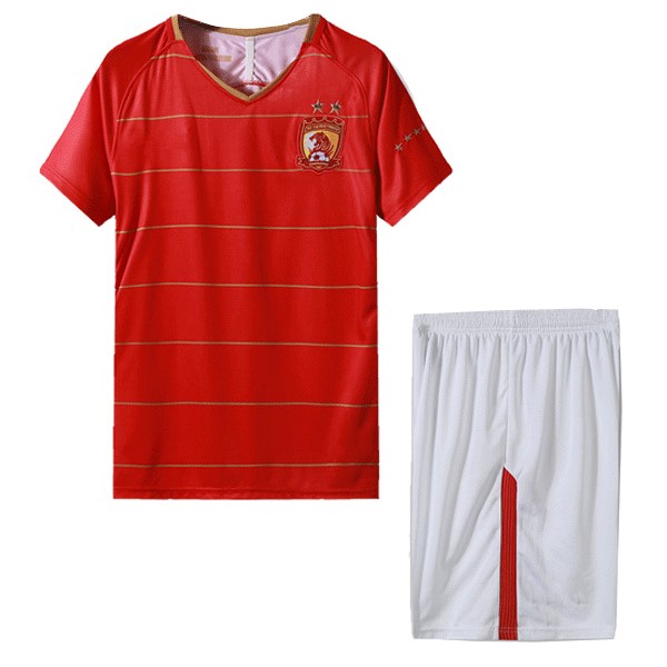 Camiseta Evergrande 1ª Niño 2018-2019 Rojo Blanco